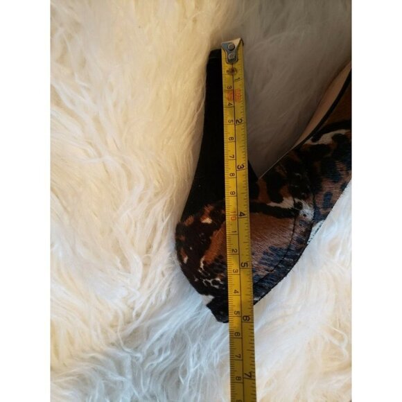 Elaine Turner Women's Pumps Stiletto Heel Round Toe Slip On Leopard Multi 6.5‎ - Picture 8 of 9